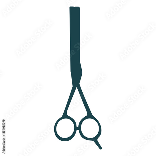 Hairdressing scissors silhouette
