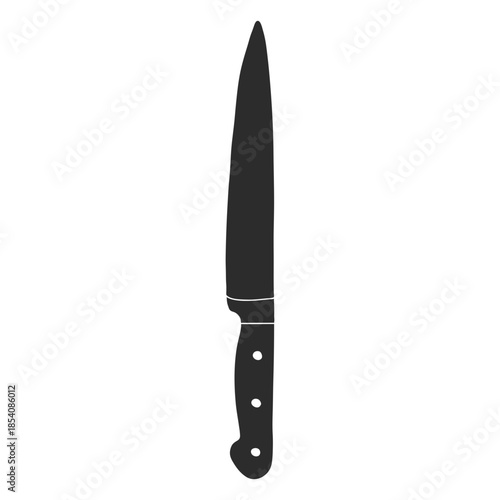 Knife cutlet silhouette