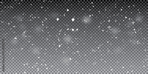 snowfall, abstract nature background, heavily blurred landscape, blizzard and white snow backdrop