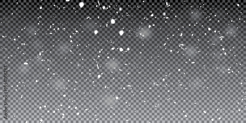 snowfall, abstract nature background, heavily blurred landscape, blizzard and white snow backdrop