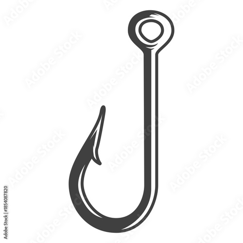 Fishing hook illustration
