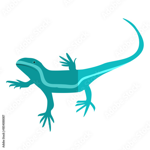 Blue iguana flat