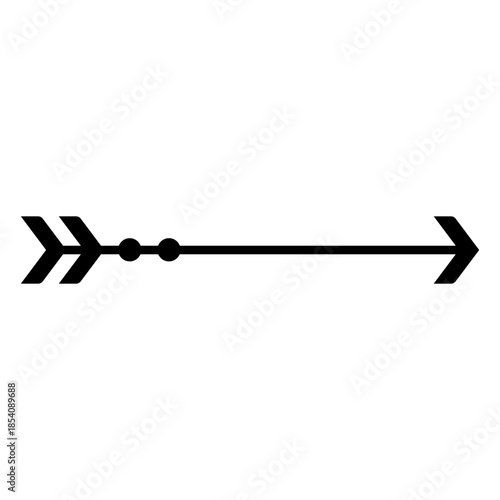 Simple straight arrow