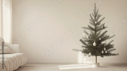 A Modern Minimalist Christmas in Soft Neutral Tones