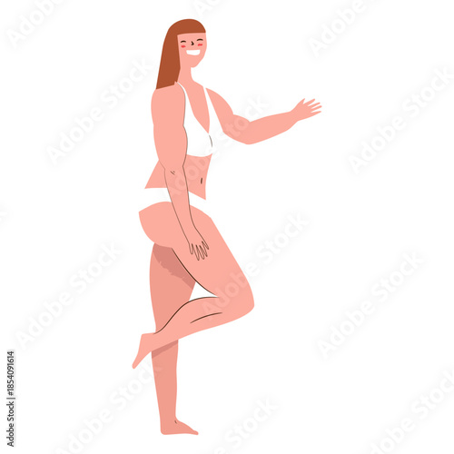 Strong character woman