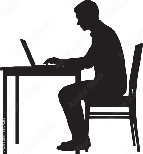 graduation silhouette illustration on white background 