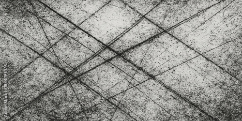 Old stone wall with a black and white granite texture featuring a grey cobblestone pattern and weathered brick surface for architectural street pavement construction