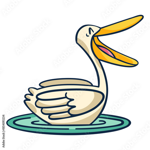 Seagull bird cartoon