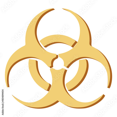 Toxic waste icon