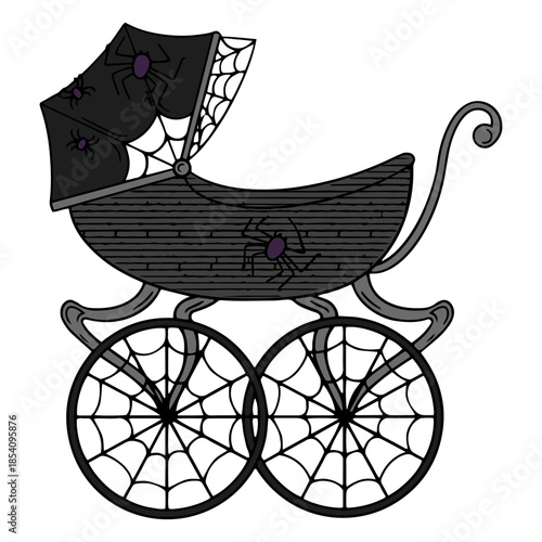 Sinister baby pushchair