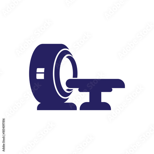 Tomography icon symbol collection on white background.