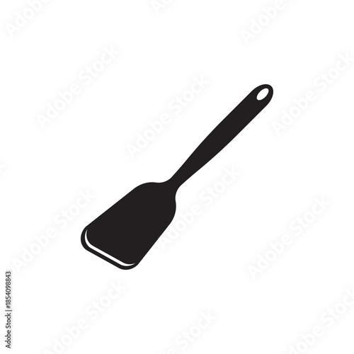 Cooking utensil spatula icon isolated on white background.