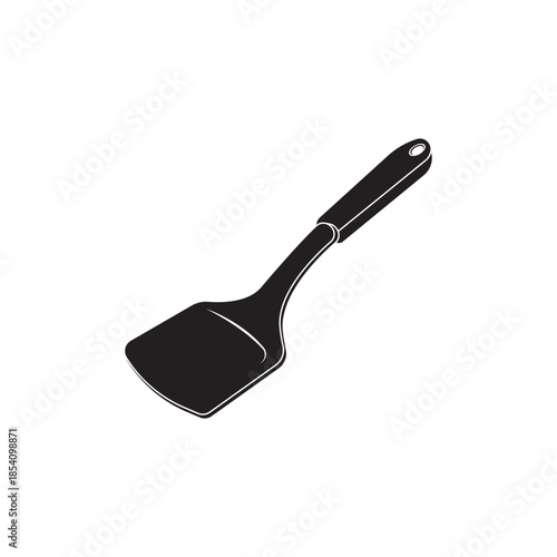 Cooking utensil spatula icon isolated on white background.