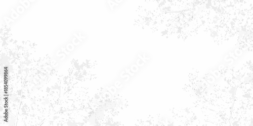 A blurry white textured background with faint branch shapes visible