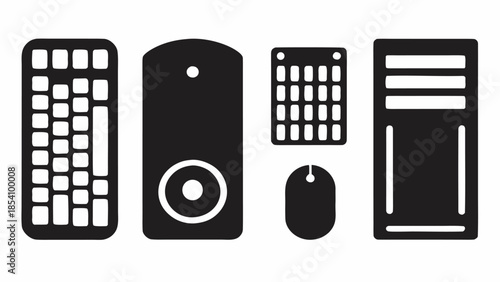 Computer peripherals and devices in modern design