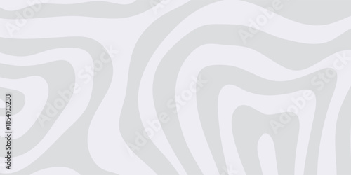 Abstract Swirling Pattern of Light Gray and White Lines.