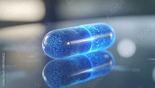 Futuristic bio tech capsule high resolution photo