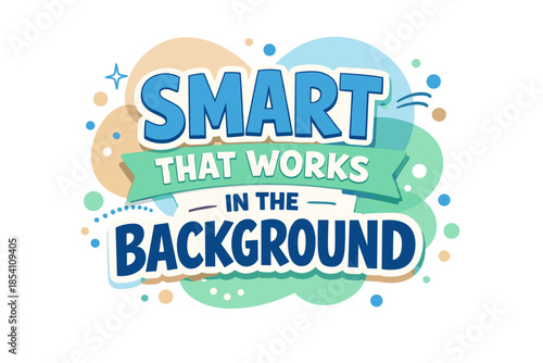 Colorful motivational poster with inspirational text design in retro style