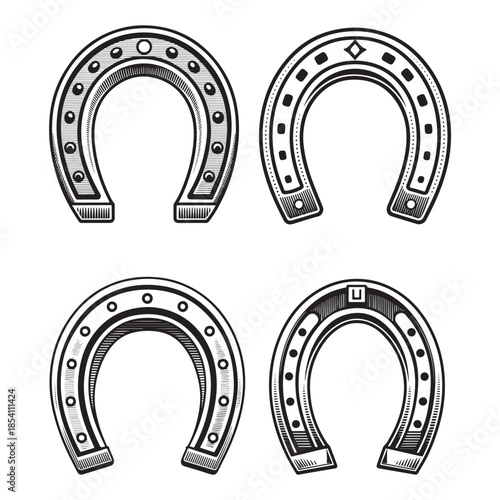 horseshoe icon Vector 