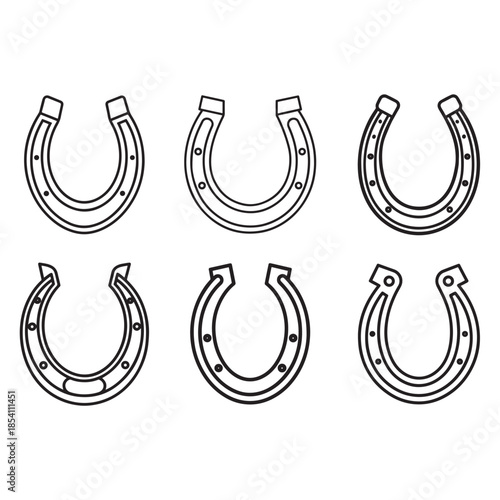 horseshoe icon Vector 