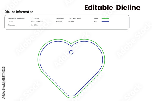 heart shaped tags cards dieline template box dieline die lines packaging custom dieline  box cardboard box dieline pizza box dieline printable product packaging layout,
