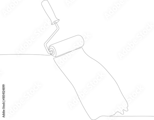 Person pouring liquid from bottle Continuous One Line 