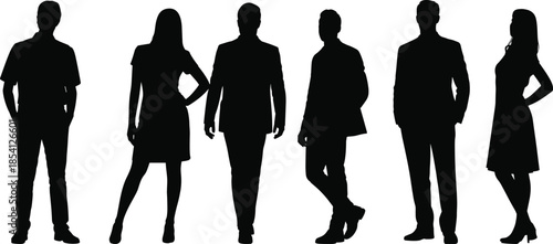 professionals standing together, representing team collaboration, corporate diversitybusiness unity, and successful workforce inclusion.