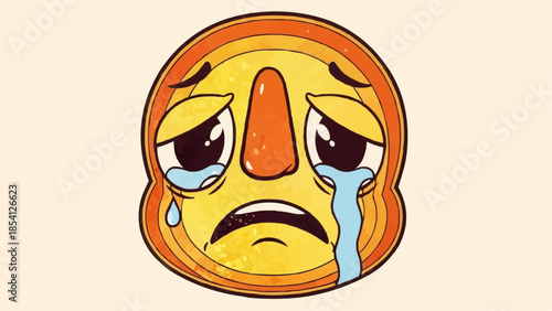 Crying Emoji with Sad Expression Face.