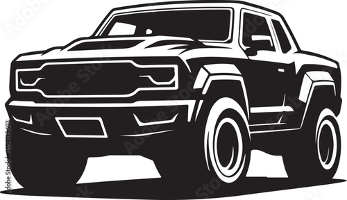 vector cartoon truck