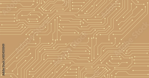 Circuit. Line circuit board. Tech of semiconductor. 
