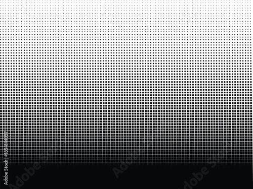 Vector Graphic Illustration of a Grid Pattern Transitioning from White to Black
