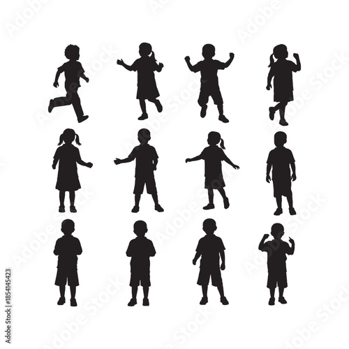 Children Silhouettes Collection