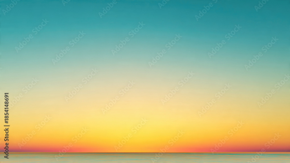 Fototapeta premium Warm Ocean Sunset
