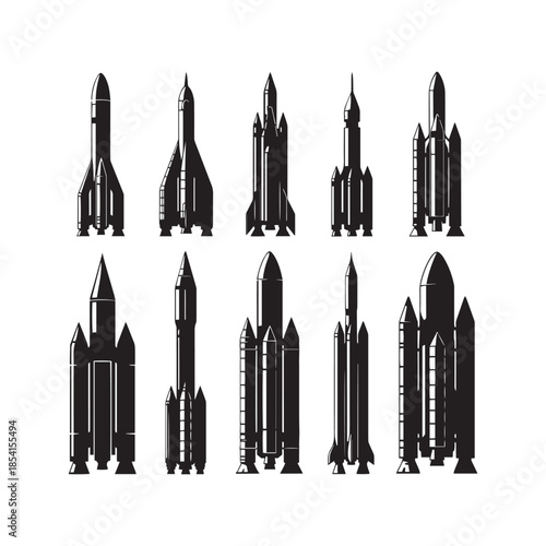 Rocket Silhouettes Collection