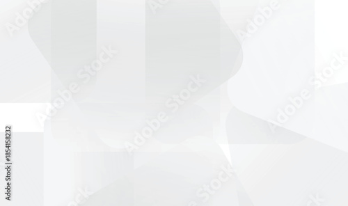  Abstract Background Minimalist White with Soft Overlapping Curves and Subtle Gradients Vector, poster background, web design.