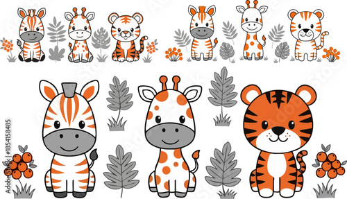 Mystical goddess trinity figure with crescent moon and torches design