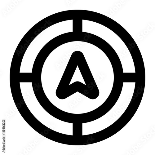 navigation icon for illustration