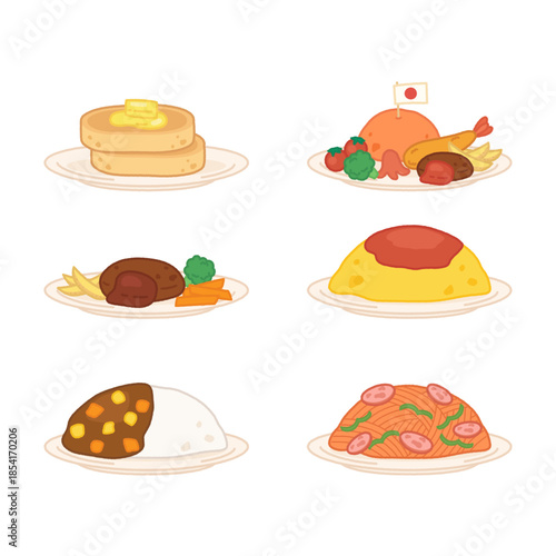 popular japanese dish set 1