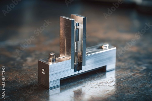 sleek nano-fabricator gadget producing miniature tools on demand
