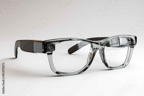 smart glasses with augmented reality display and sleek frame