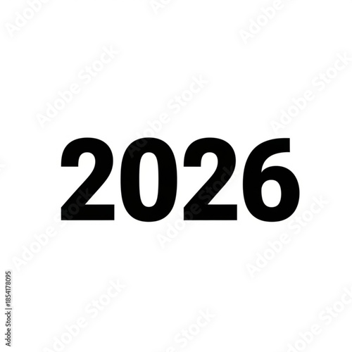 Large black 2026 text