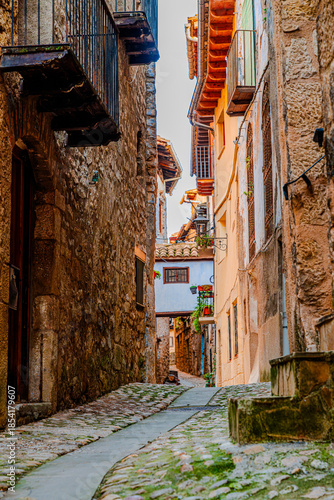 Precioso pueblo de Valderrobres en la provincia de Teruel