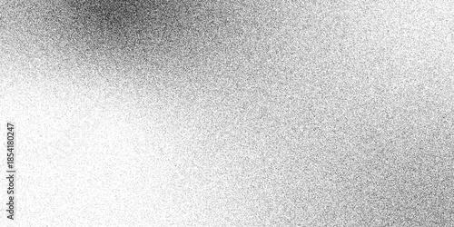 Vector Abstract grunge texture dust particle grain on transparent background. Grain noise of black irregular dots and grainy halftone fade effect with sand dust particles. Pixel disintegration, random