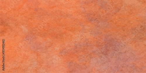 A vintage orange paper and red leather texture with a grunge stained pattern provides an aged parchment backdrop on a rough antique surface. Warm Abstract Watercolor Painted Texture Background