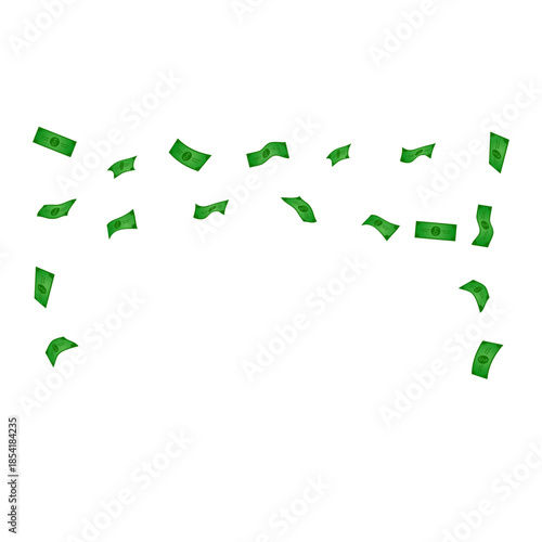 Falling Money Illustration