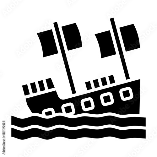 Ship sinking Icon
