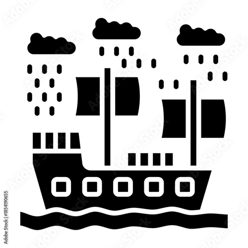 Sea rain Icon