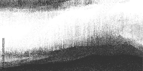 Black and white textured abstract background with vertical lines and dots