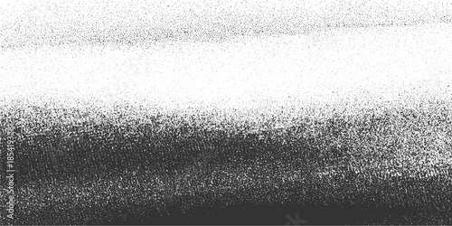 Black and white gradient of dots texture background abstract
