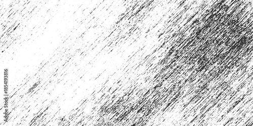 Black and white diagonal scratch texture background with distressed effect abstract